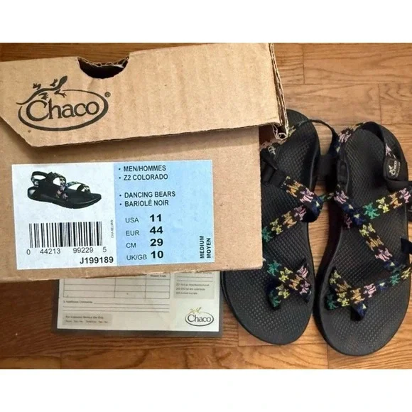 Chaco Shoes Grateful Dead Dancing Bear Chaco Sandals Mens Size